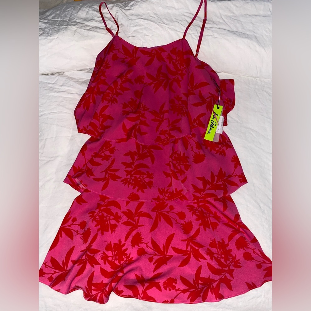 NWT Sam Edleman floral layered dress